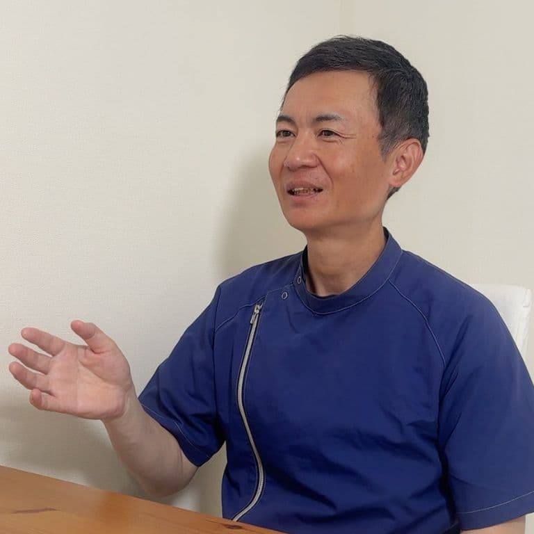 施術への想い・こだわりを話すゆるむんや代表