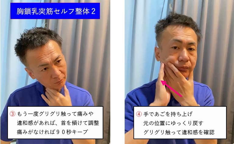 胸鎖乳突筋セルフ整体2
