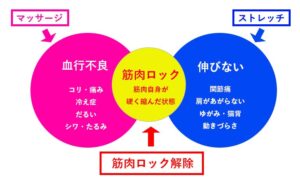 筋肉ロックと他の施術との違い