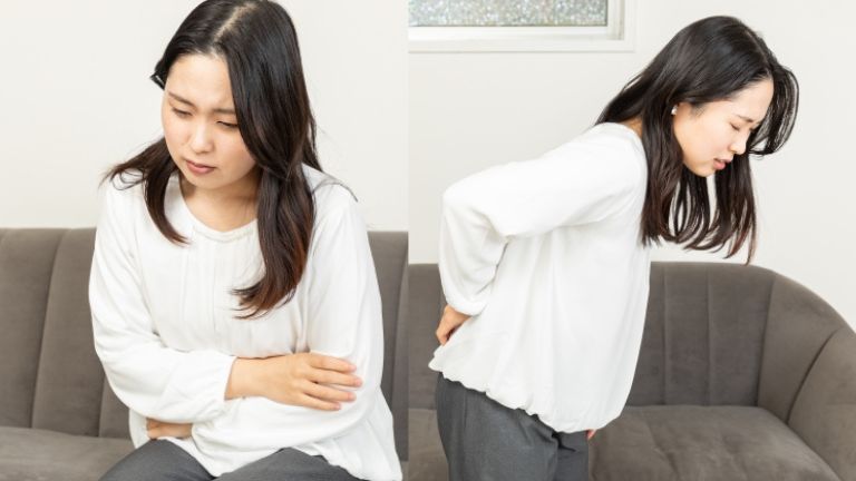 腰痛と生理痛のつらさは想像できない